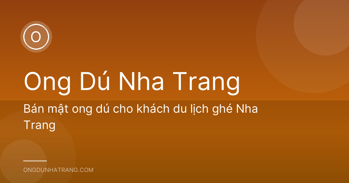Bán mật ong dú cho khách du lịch ghé Nha Trang