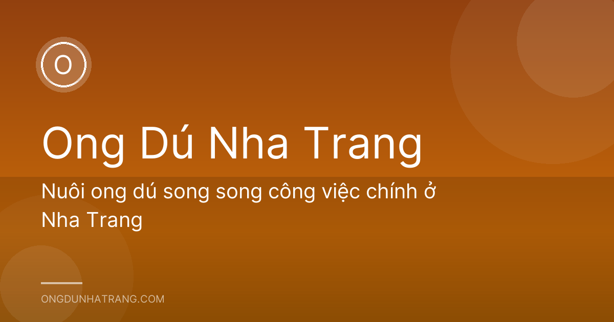 Nuôi ong dú song song công việc chính ở Nha Trang